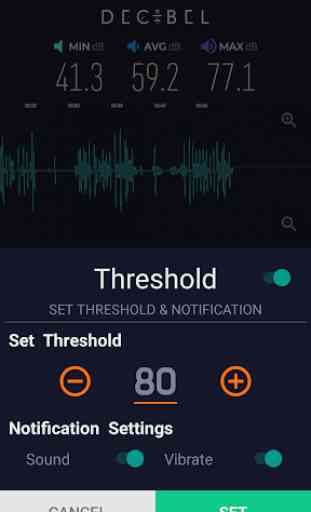 Decibel - Threshold Sound Meter (Noise Levels) 3