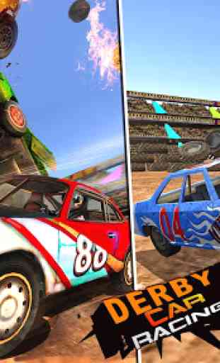 Derby Car Crash Stunts Racing Arena 4