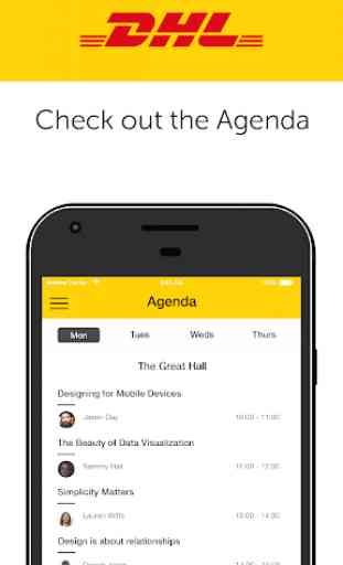 DHL Live Events App 1