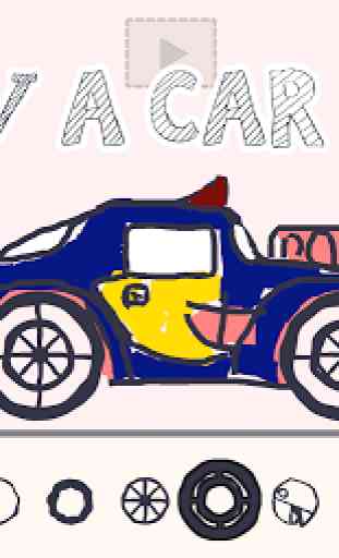 Draw Your Car - Create Build and Make Your Own Car 1