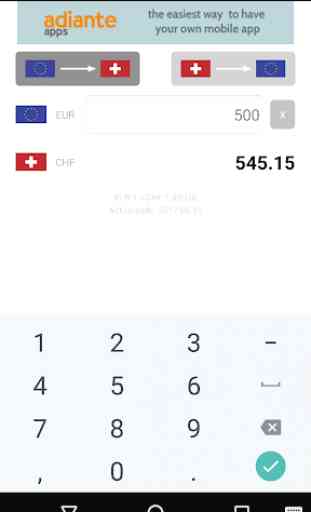 Euro to Swiss Franc (CHF) 1
