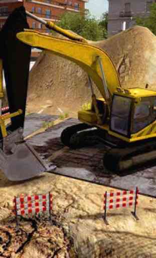 Excavator Sim 3D - big heavy crane game simulator 3