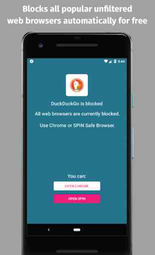 Filter Chrome browser + App Blocker 2