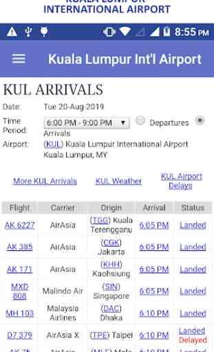 FlightMY - Malaysia Airports Flight Status 2