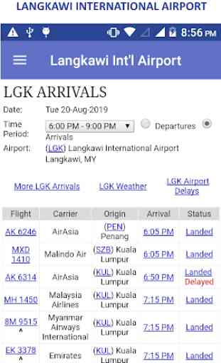 FlightMY - Malaysia Airports Flight Status 4