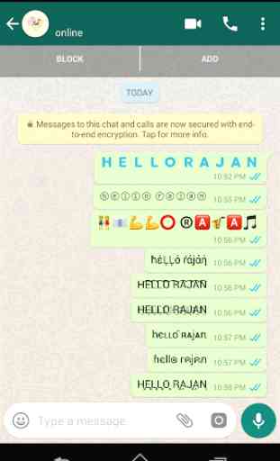 Fonts For WhatsApp - Stylish Text 3