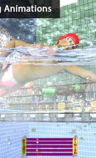 Freestyle Swimming Pool Flip Diving Corse d'acqua 1