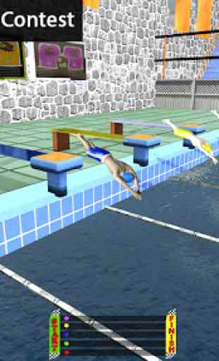 Freestyle Swimming Pool Flip Diving Corse d'acqua 4