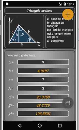 Geometryx: Geometria - Calcolatrice 4