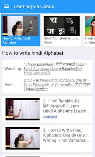Hindi alfabeto, Hindi scrivere lettere 4