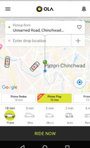 How to Book Ola 1