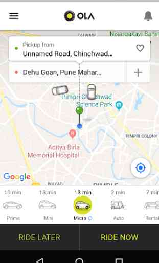 How to Book Ola 2