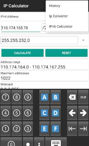 IP Calculator with Subnet Calculator 4