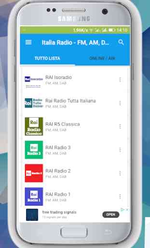 Italia Radio - FM, AM, DAB 1