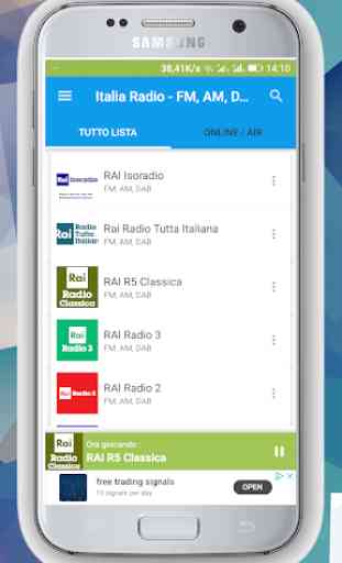 Italia Radio - FM, AM, DAB 2
