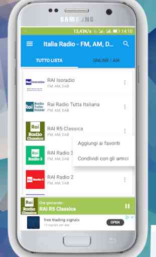 Italia Radio - FM, AM, DAB 3