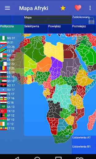 Mapa Afryki 1