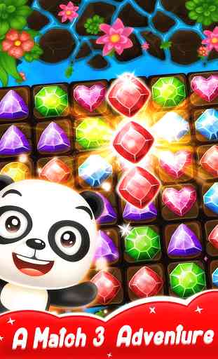 Panda Gems - Jewels Match 3 Games Puzzle 1