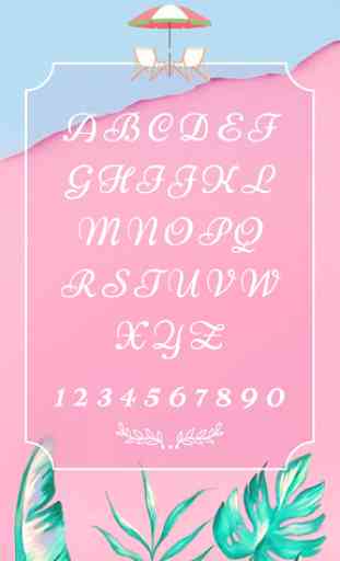 Pink Galaxy Font Samsung FlipFont,Cool Fonts Free 2