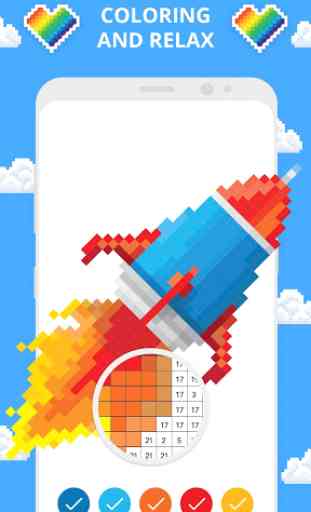 Pixel Arte: Colore per Numero & Giochi Sandbox 2