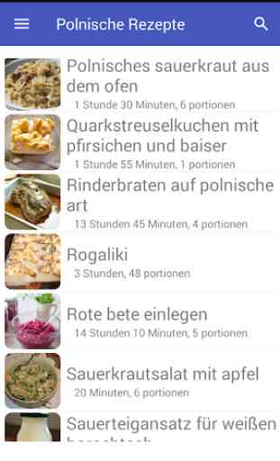 Polnische rezepte app in Deutsch kostenlos offline 1