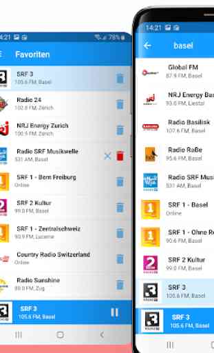 Radio Svizzera FM - Internet radio FM. App radio 2