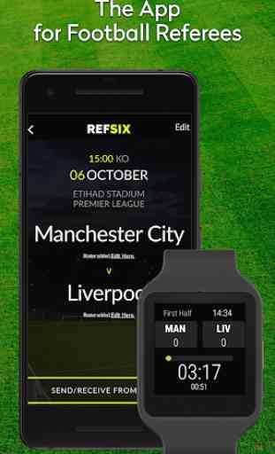 REFSIX - Football Referee Watch App 1