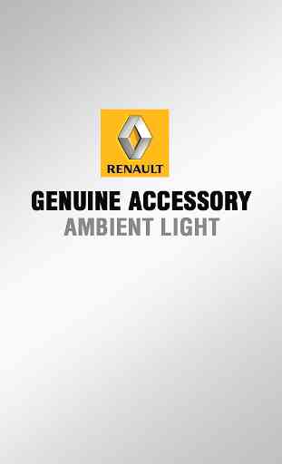 Renault Ambient Light 1