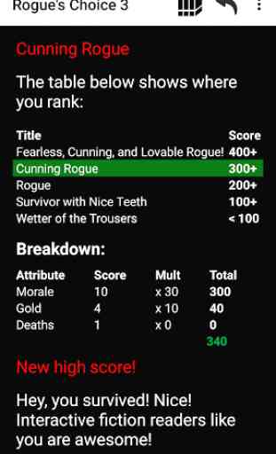 Rogue's Choice: Choices Game RPG 4