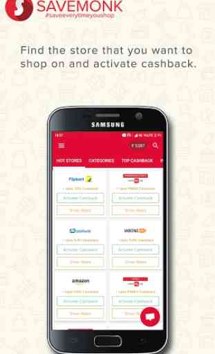 Savemonk Cashback - Online shopping India. 1