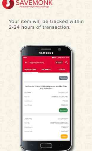 Savemonk Cashback - Online shopping India. 4
