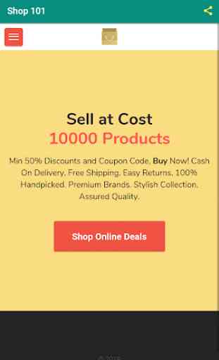 Shop 101 | Free Online Shopping App 1