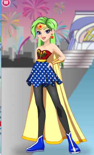 Super Hero  Dress Up Stylich Girls 4