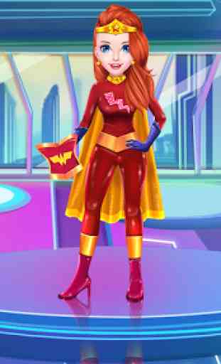 Super Power Hero Girls Dress up 3