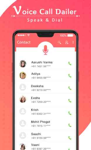 Voice Call Dialer:Voice Typing, Write SMS By Voice 1