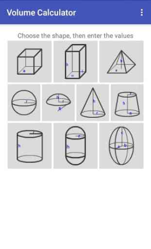 Volume Calculator:Cube Prism Sphere Cylinder Cone 1