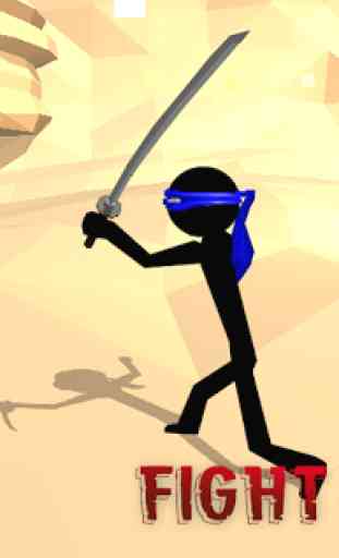 Warrior Stickman - Ninja 3D 4