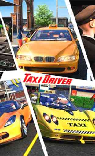 Yellow Cab American Taxi Driver 3D: New Taxi Games 3