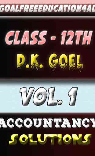 Account Class-12 Solutions (D K Goel) Vol-1 1