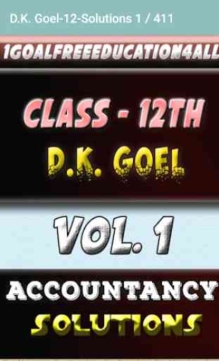 Account Class-12 Solutions (D K Goel) Vol-1 2