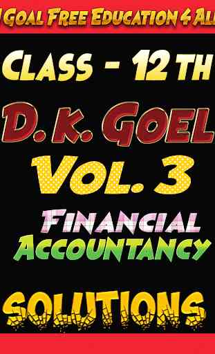 Account Class-12 Solutions (D K Goel) Vol-3 1