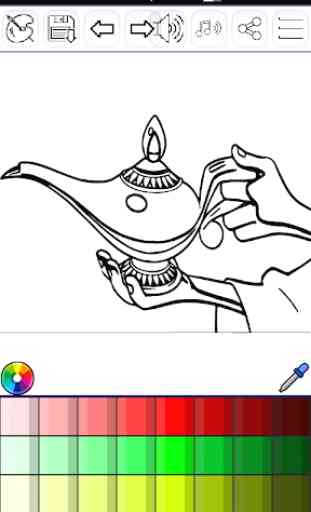 Aladdin Coloring Book 1