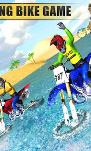 Beach Water Surfer Dirt Bike: Xtreme Racing Games 1