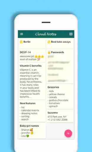 Cloud Notes - Free Notepad app for Android 2