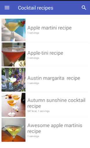 Cocktail recipes offline app. Cocktail & mocktail. 1