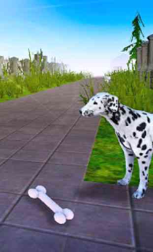 Dalmatian Dog Pet Life Sim 3D 3