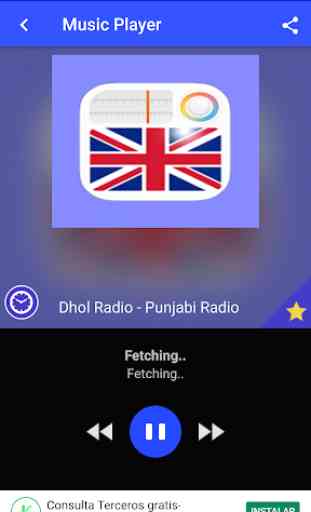 Dhol Radio - Punjabi Radio Station Player APP UK 1