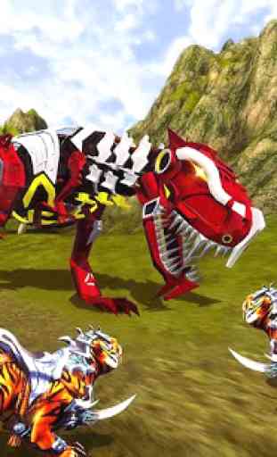 Dinosauro robot v Tiger T Rex Giochi Dinosaur 3