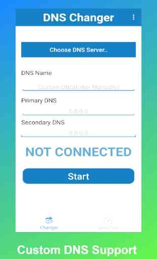 DNS Changer (no root 3G/4G/WIFI) 3