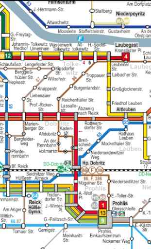 Dresden Metro Map 3